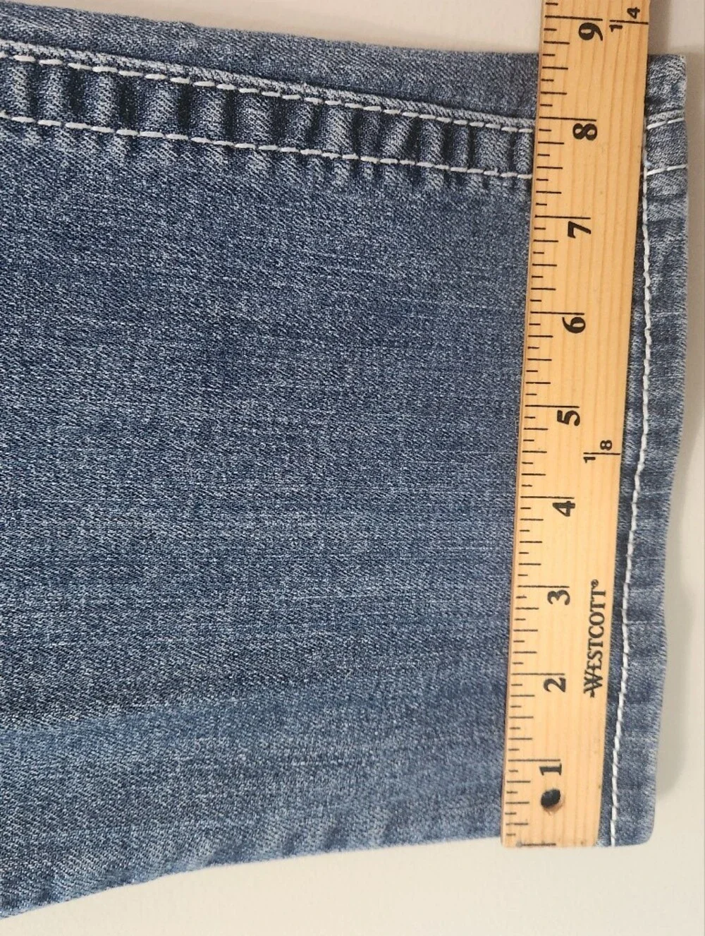 Maurices Bootcut Jeans Women's Size 7/8 Short Regular Light Wash Y2k Denim 33x29